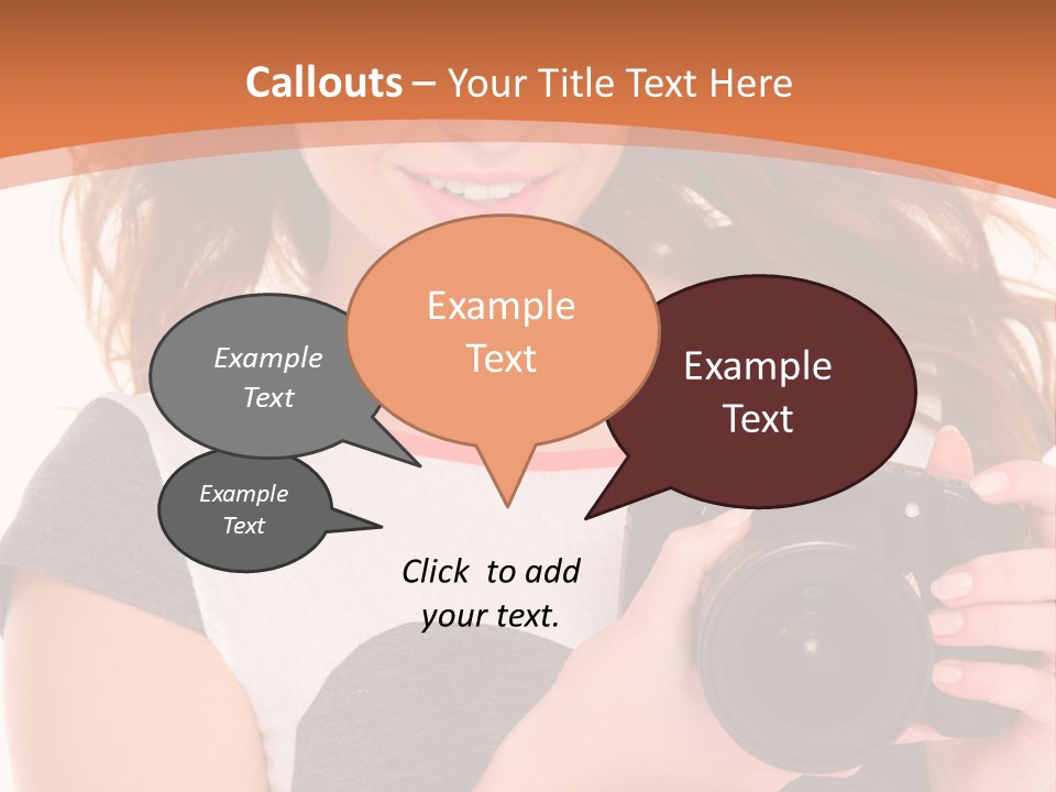 Dress Brunette Background PowerPoint Template