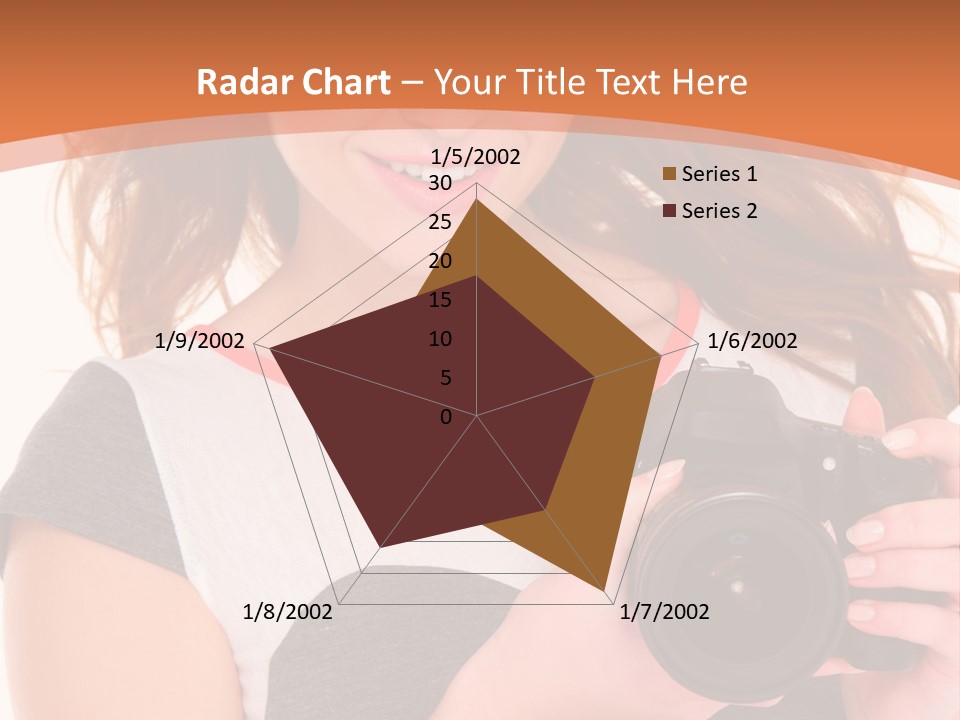 Dress Brunette Background PowerPoint Template