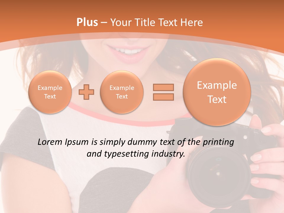 Dress Brunette Background PowerPoint Template