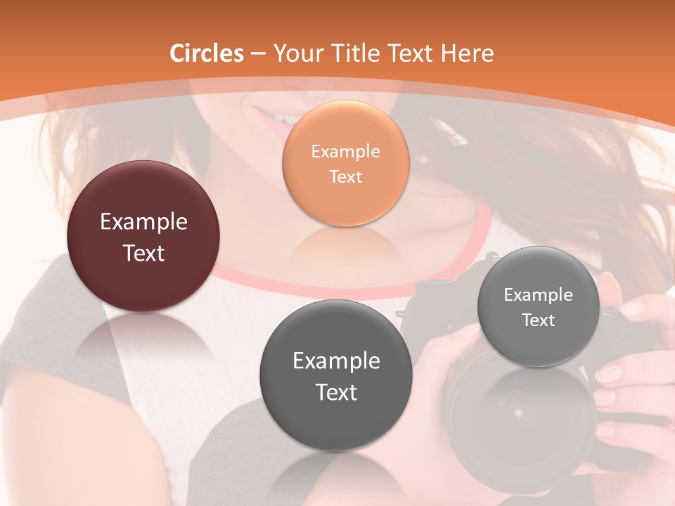 Dress Brunette Background PowerPoint Template