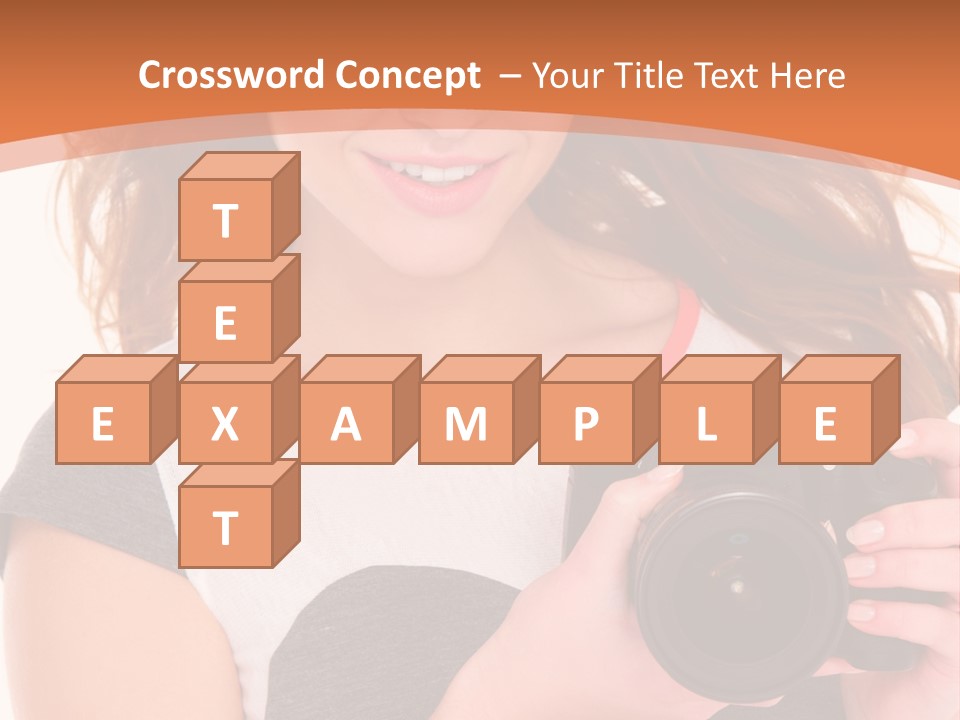 Dress Brunette Background PowerPoint Template