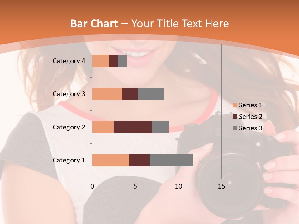 Dress Brunette Background PowerPoint Template