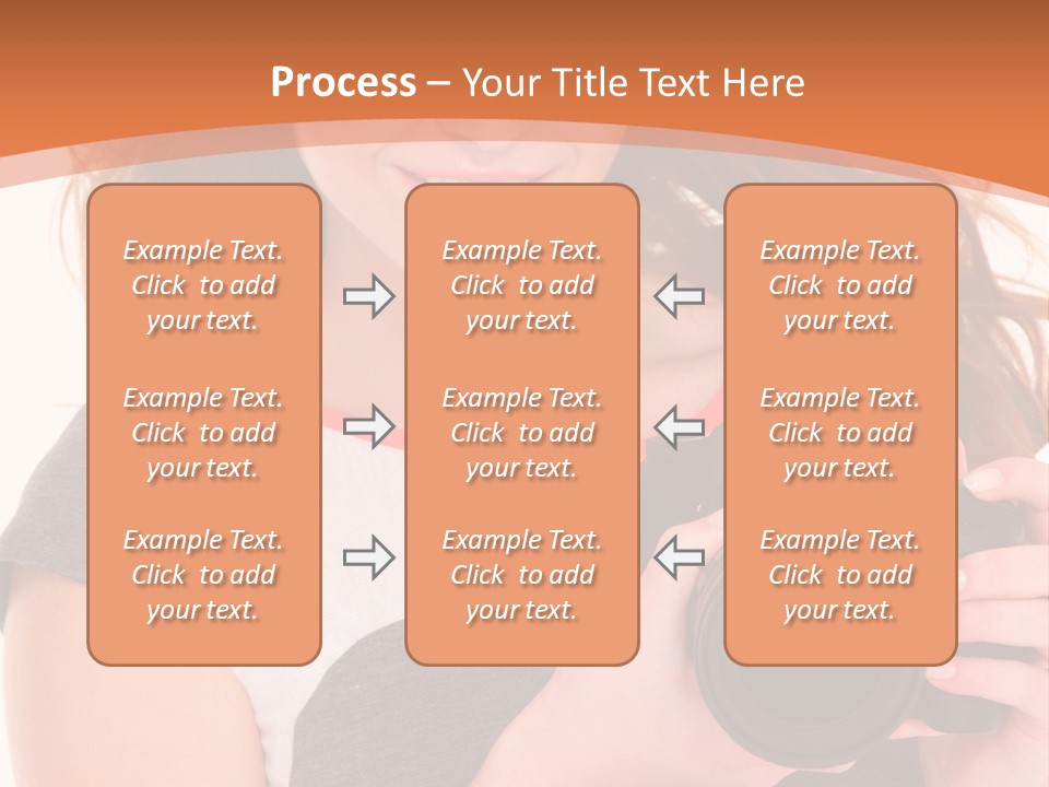 Dress Brunette Background PowerPoint Template