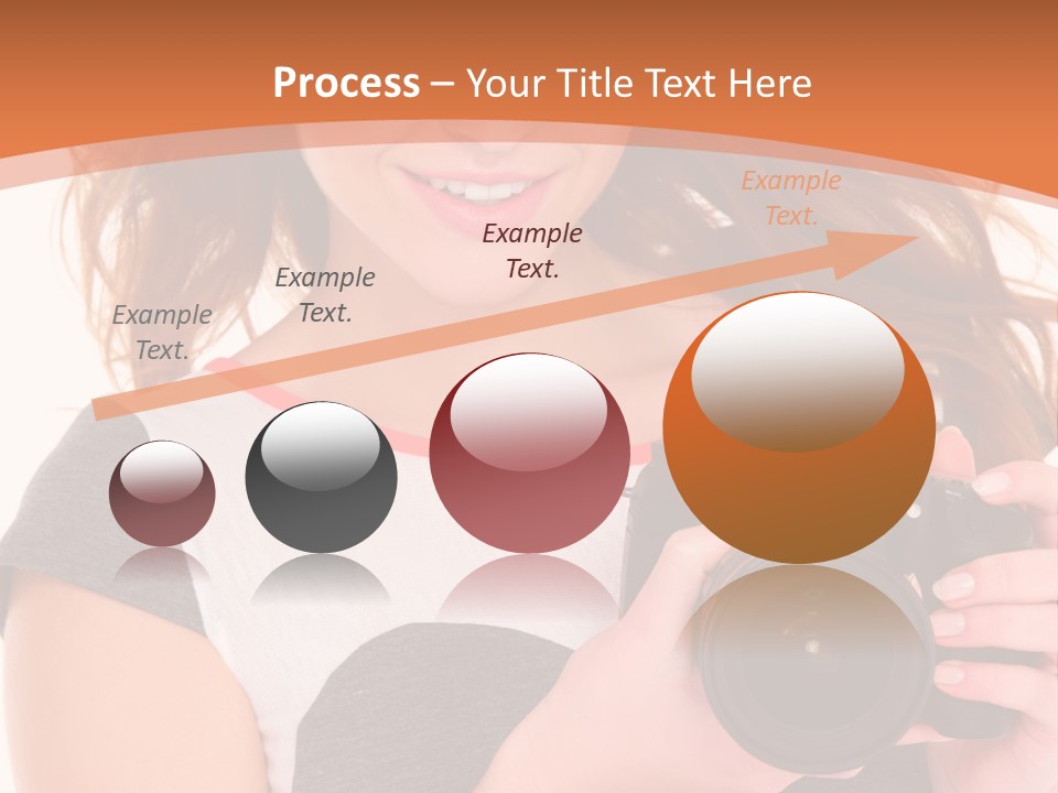 Dress Brunette Background PowerPoint Template