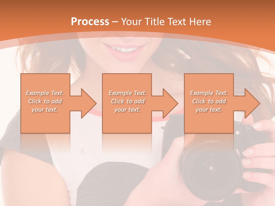 Dress Brunette Background PowerPoint Template