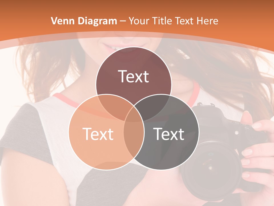 Dress Brunette Background PowerPoint Template