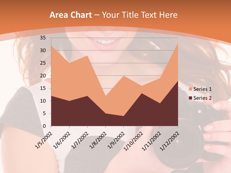 Dress Brunette Background PowerPoint Template