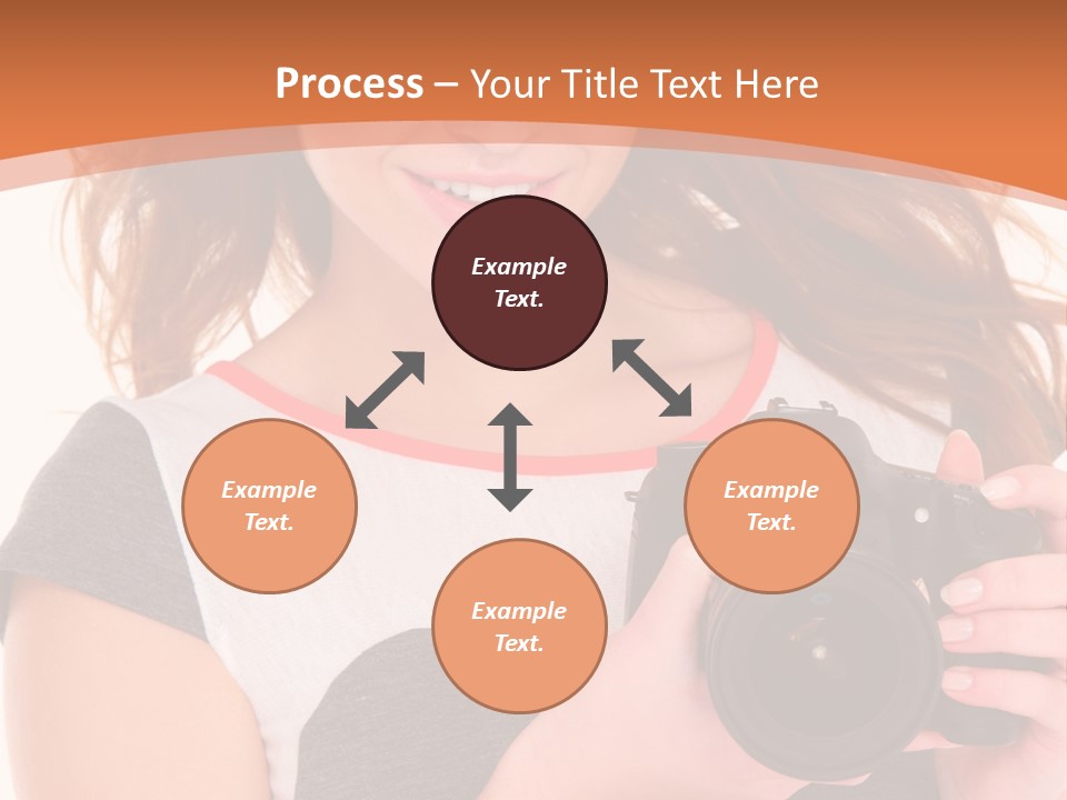 Dress Brunette Background PowerPoint Template