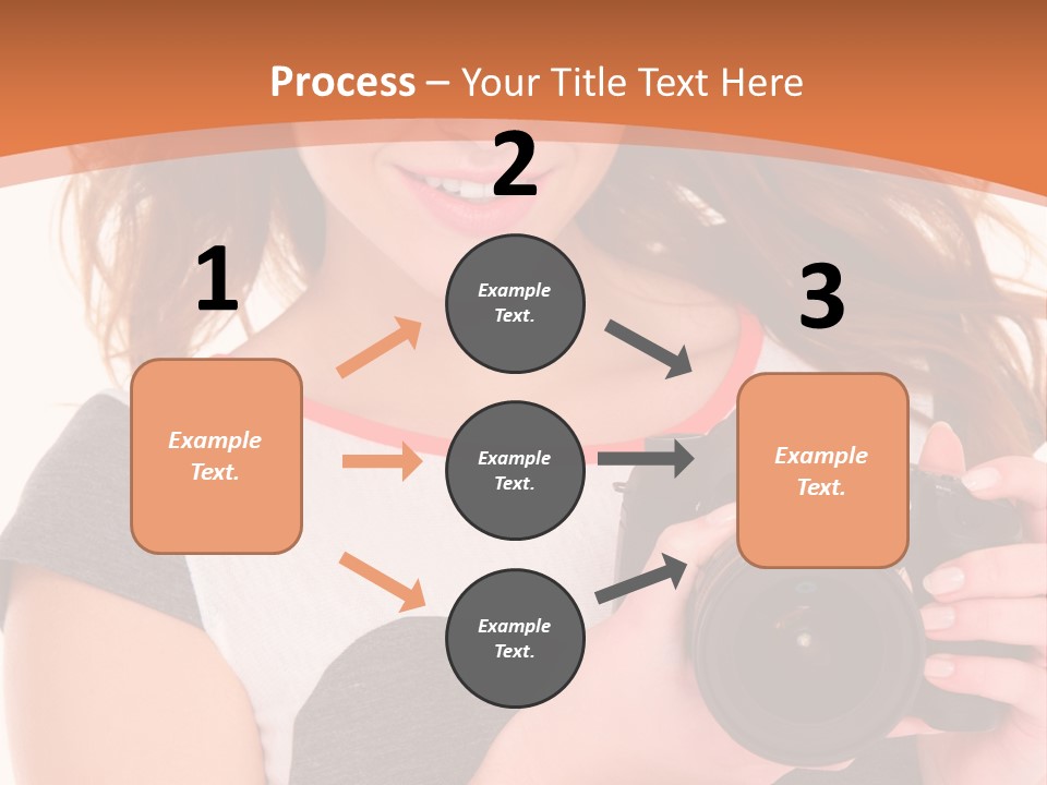 Dress Brunette Background PowerPoint Template