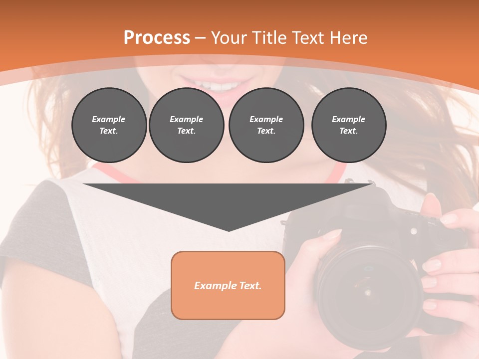 Dress Brunette Background PowerPoint Template