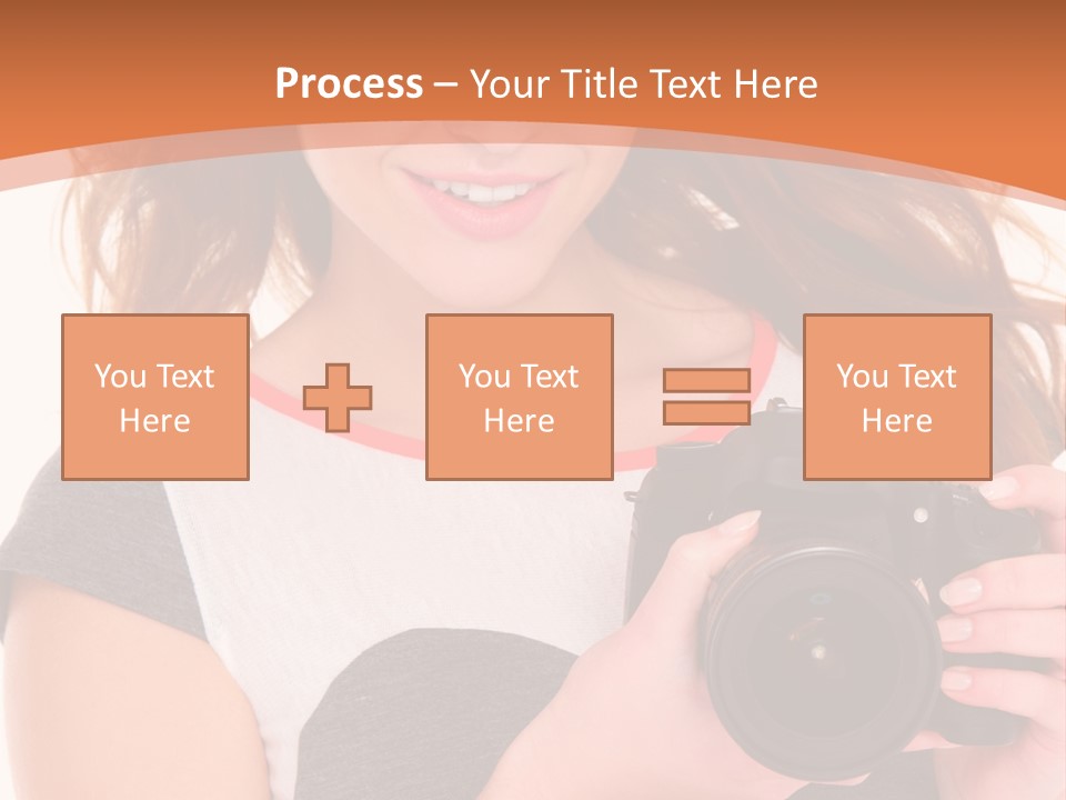 Dress Brunette Background PowerPoint Template