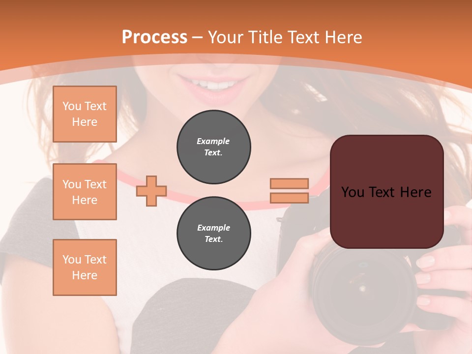 Dress Brunette Background PowerPoint Template