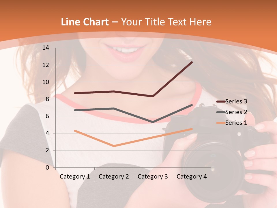 Dress Brunette Background PowerPoint Template