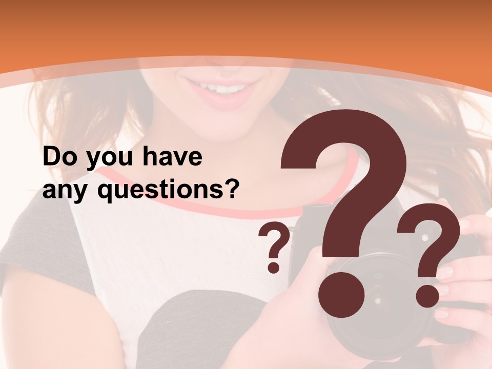 Dress Brunette Background PowerPoint Template