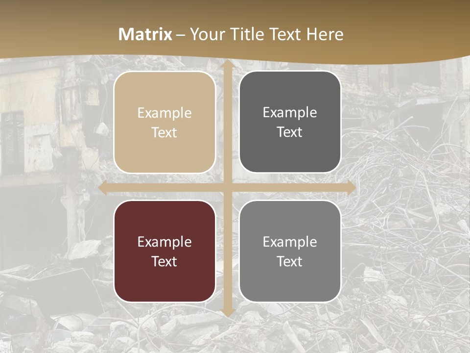 Terrorism Danger Impact PowerPoint Template