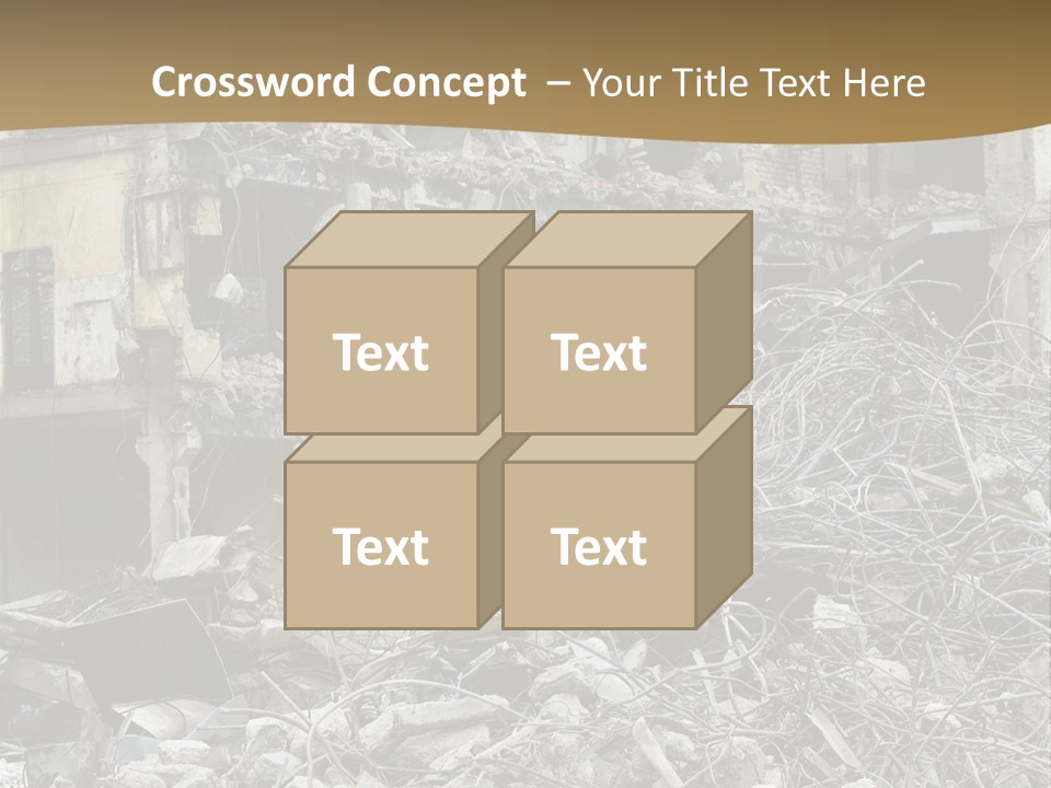Terrorism Danger Impact PowerPoint Template