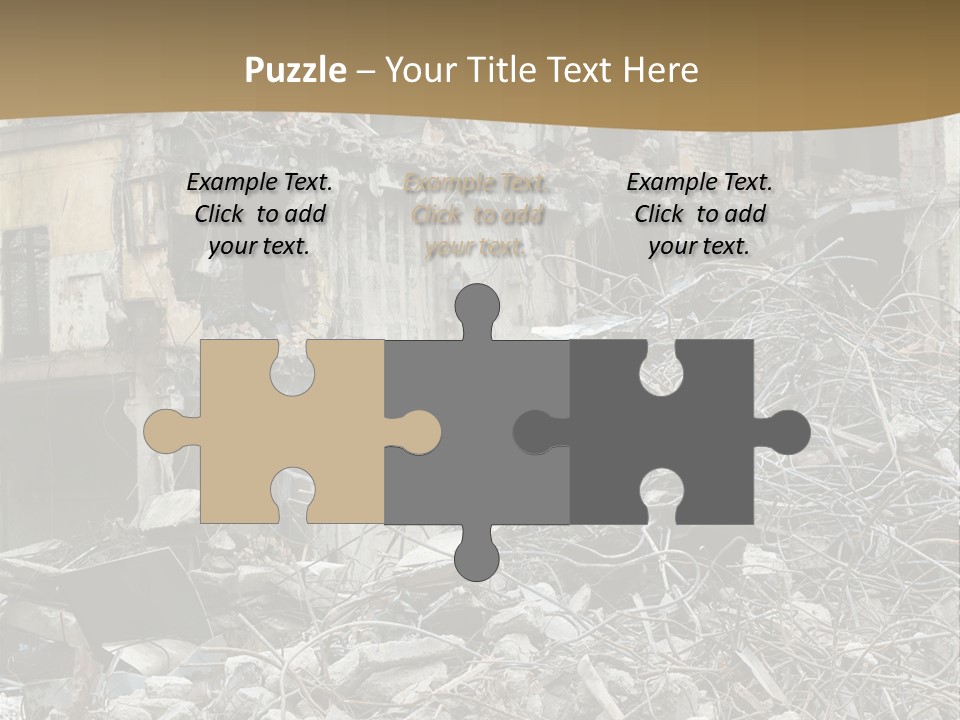 Terrorism Danger Impact PowerPoint Template