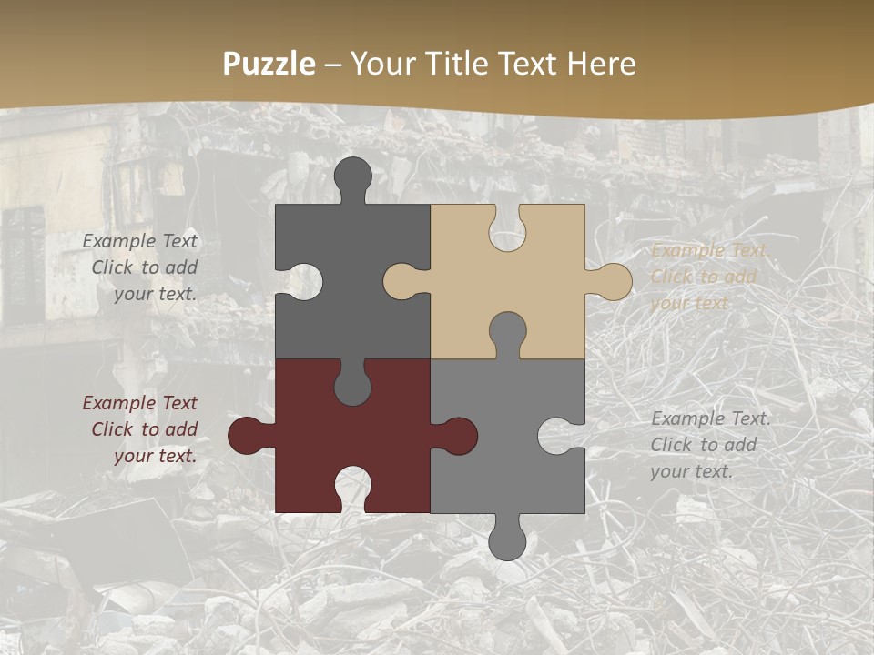 Terrorism Danger Impact PowerPoint Template