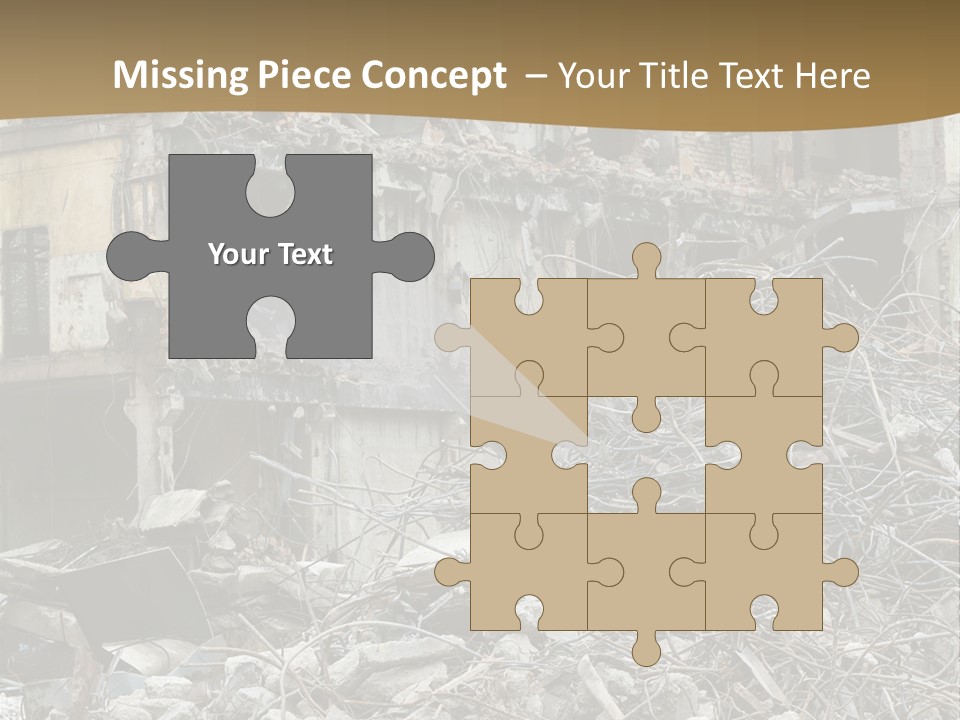 Terrorism Danger Impact PowerPoint Template