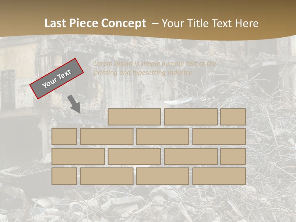 Terrorism Danger Impact PowerPoint Template