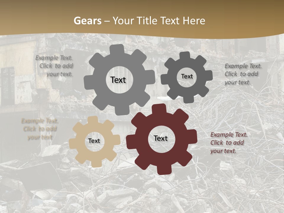 Terrorism Danger Impact PowerPoint Template