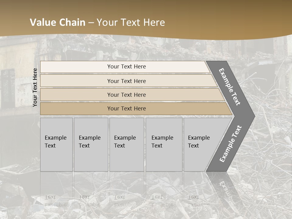 Terrorism Danger Impact PowerPoint Template