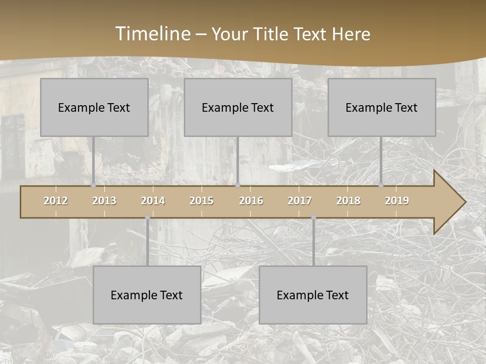 Terrorism Danger Impact PowerPoint Template