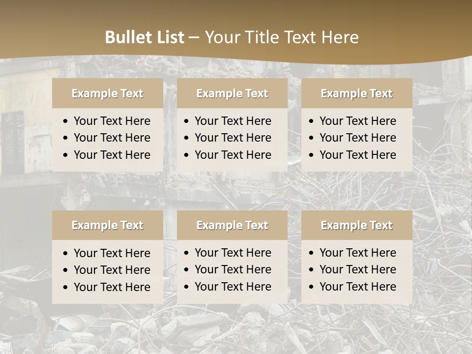 Terrorism Danger Impact PowerPoint Template