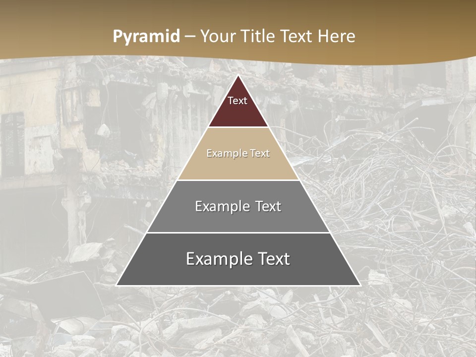Terrorism Danger Impact PowerPoint Template