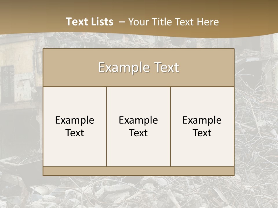 Terrorism Danger Impact PowerPoint Template