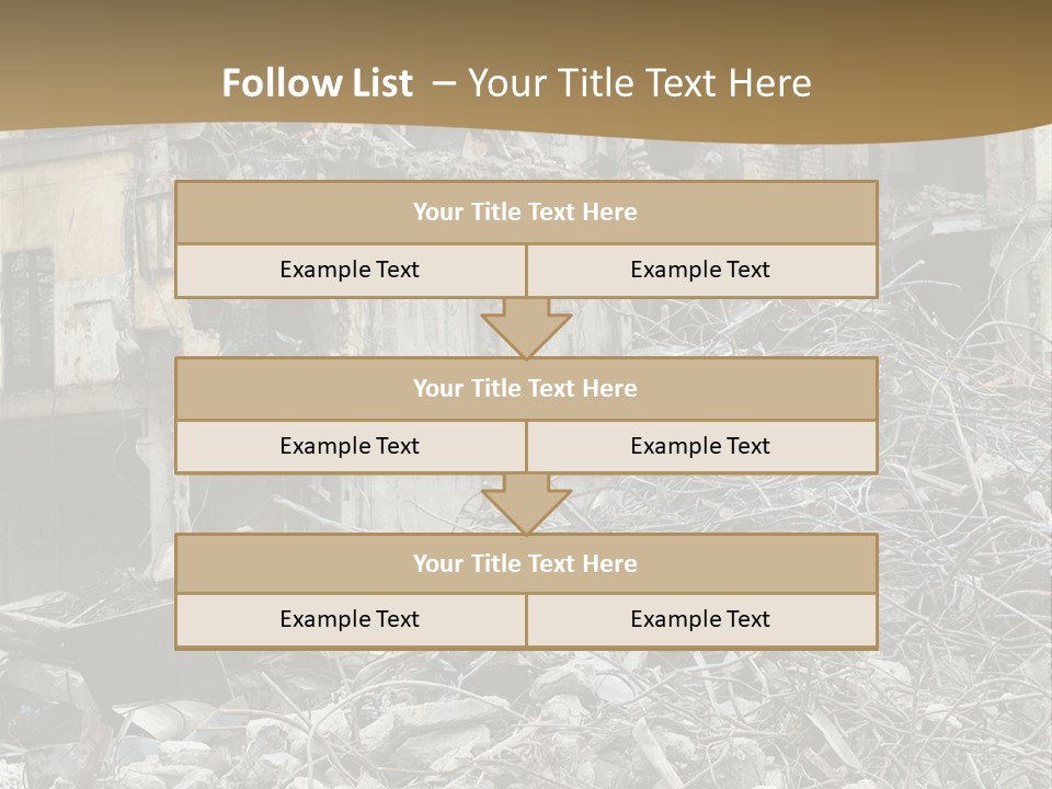 Terrorism Danger Impact PowerPoint Template