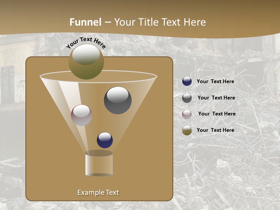 Terrorism Danger Impact PowerPoint Template