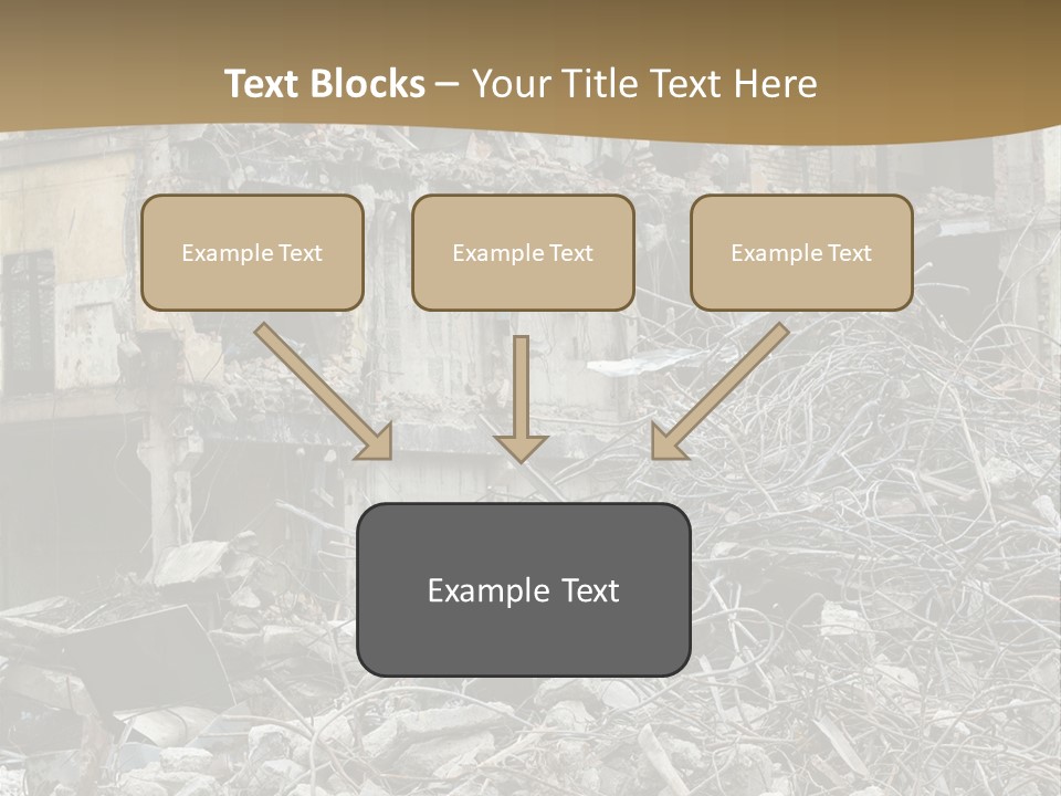 Terrorism Danger Impact PowerPoint Template