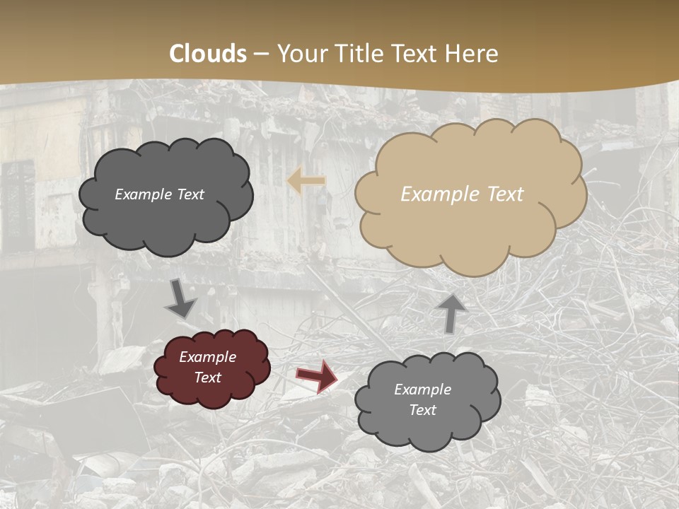 Terrorism Danger Impact PowerPoint Template