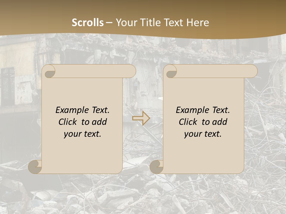 Terrorism Danger Impact PowerPoint Template