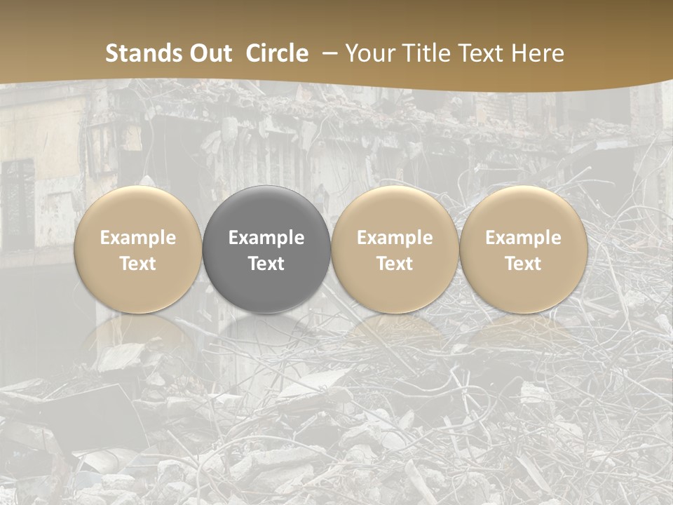 Terrorism Danger Impact PowerPoint Template