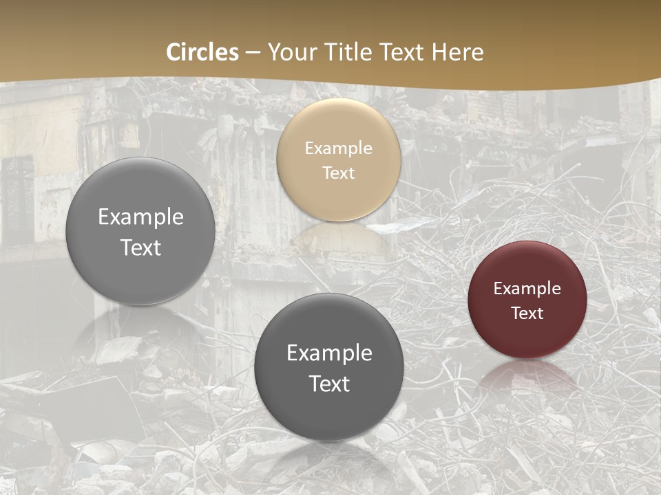 Terrorism Danger Impact PowerPoint Template