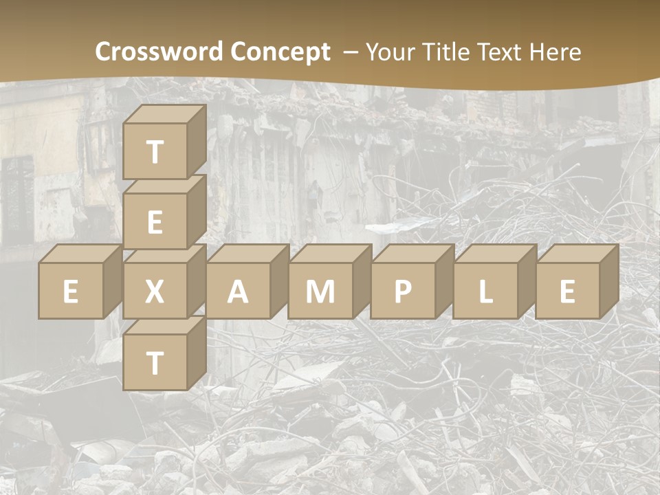 Terrorism Danger Impact PowerPoint Template