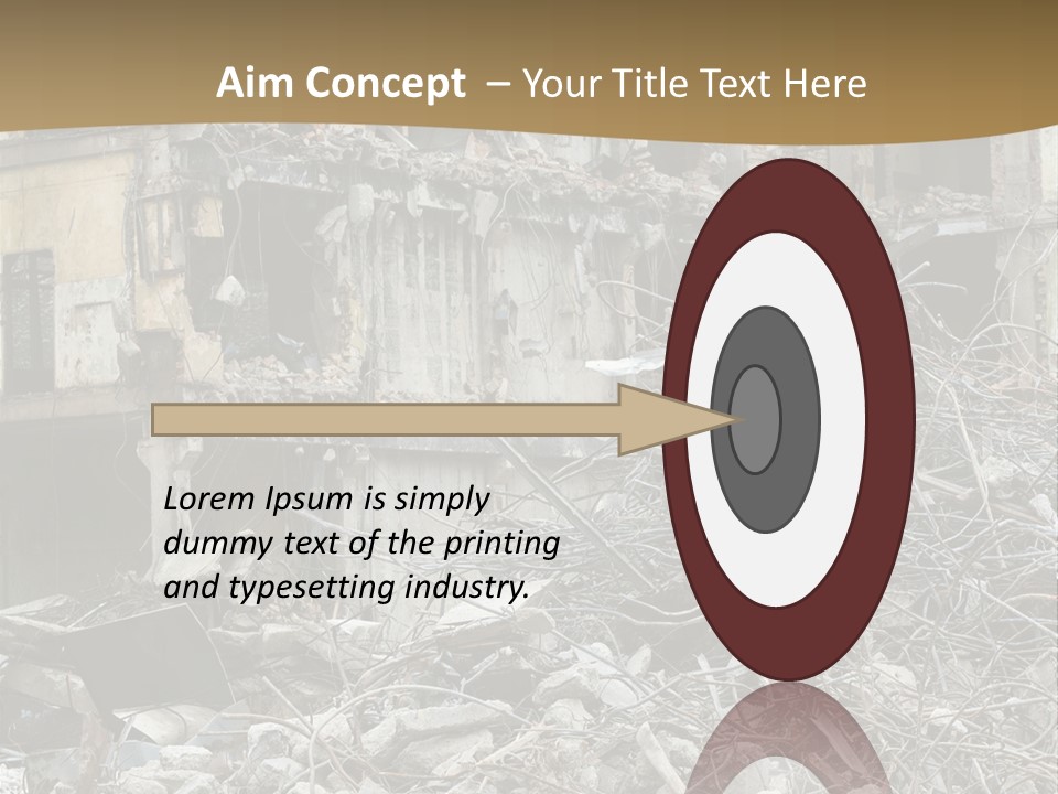 Terrorism Danger Impact PowerPoint Template