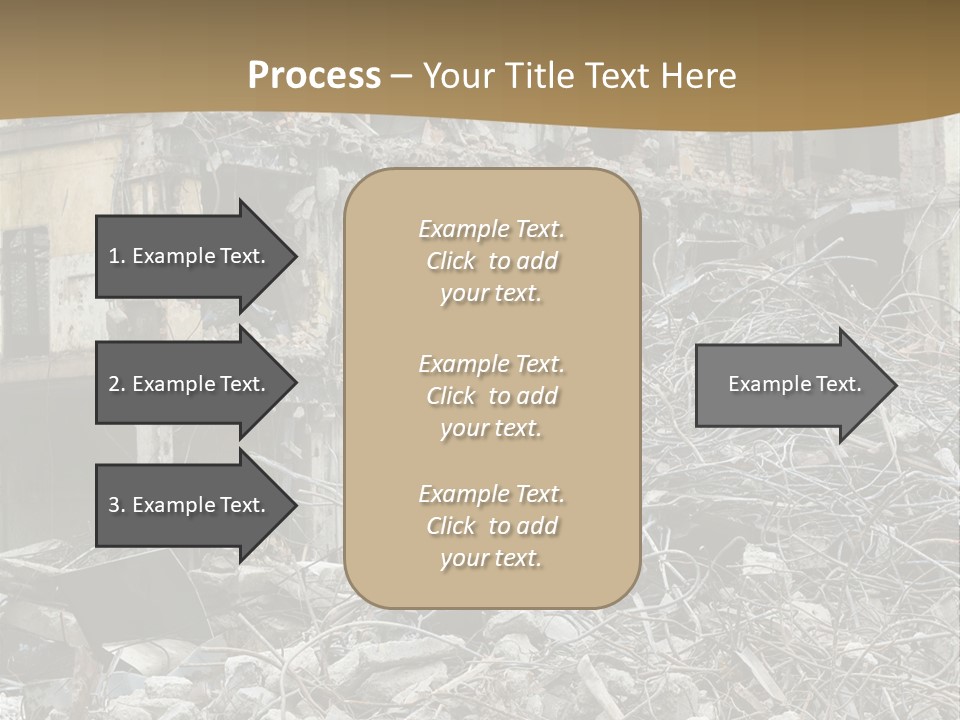 Terrorism Danger Impact PowerPoint Template