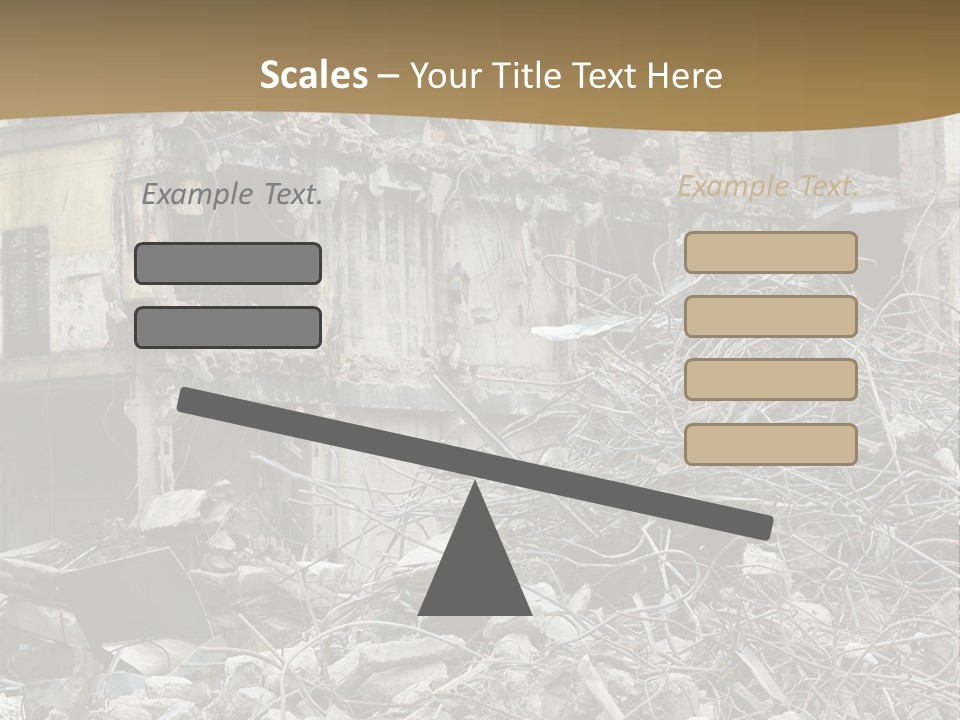 Terrorism Danger Impact PowerPoint Template