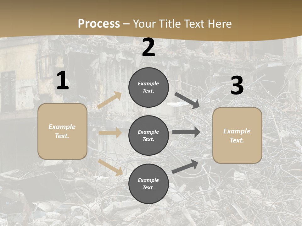 Terrorism Danger Impact PowerPoint Template