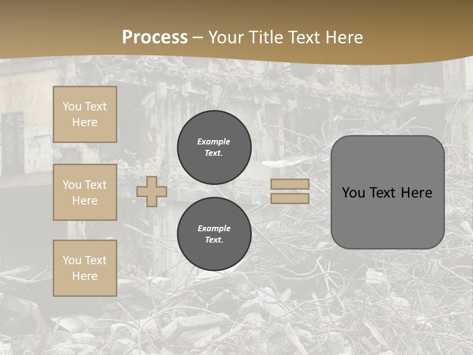 Terrorism Danger Impact PowerPoint Template