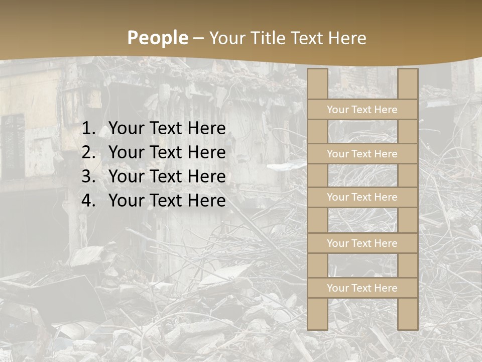 Terrorism Danger Impact PowerPoint Template