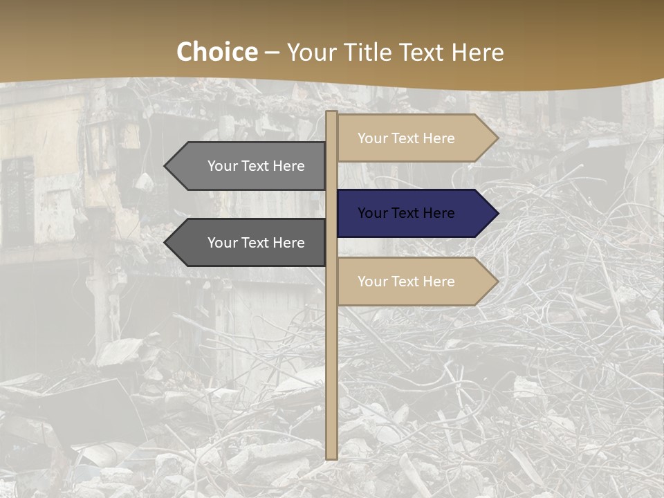 Terrorism Danger Impact PowerPoint Template