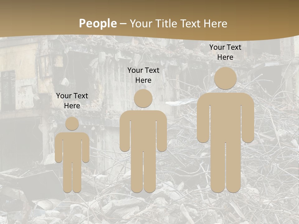 Terrorism Danger Impact PowerPoint Template
