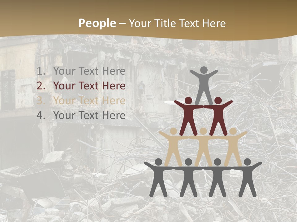 Terrorism Danger Impact PowerPoint Template