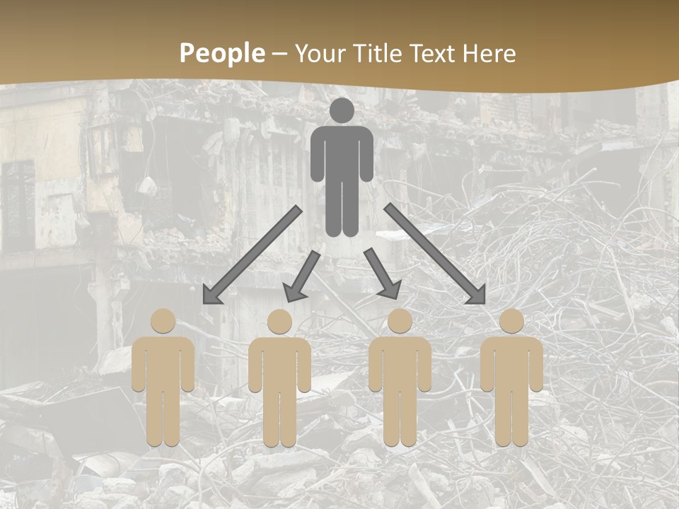 Terrorism Danger Impact PowerPoint Template