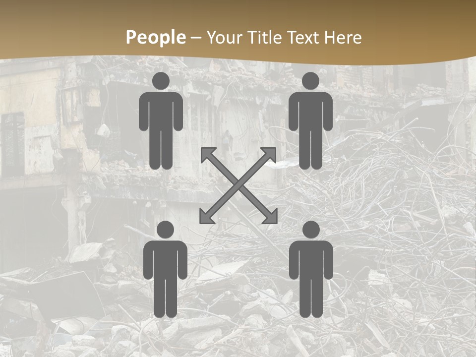 Terrorism Danger Impact PowerPoint Template