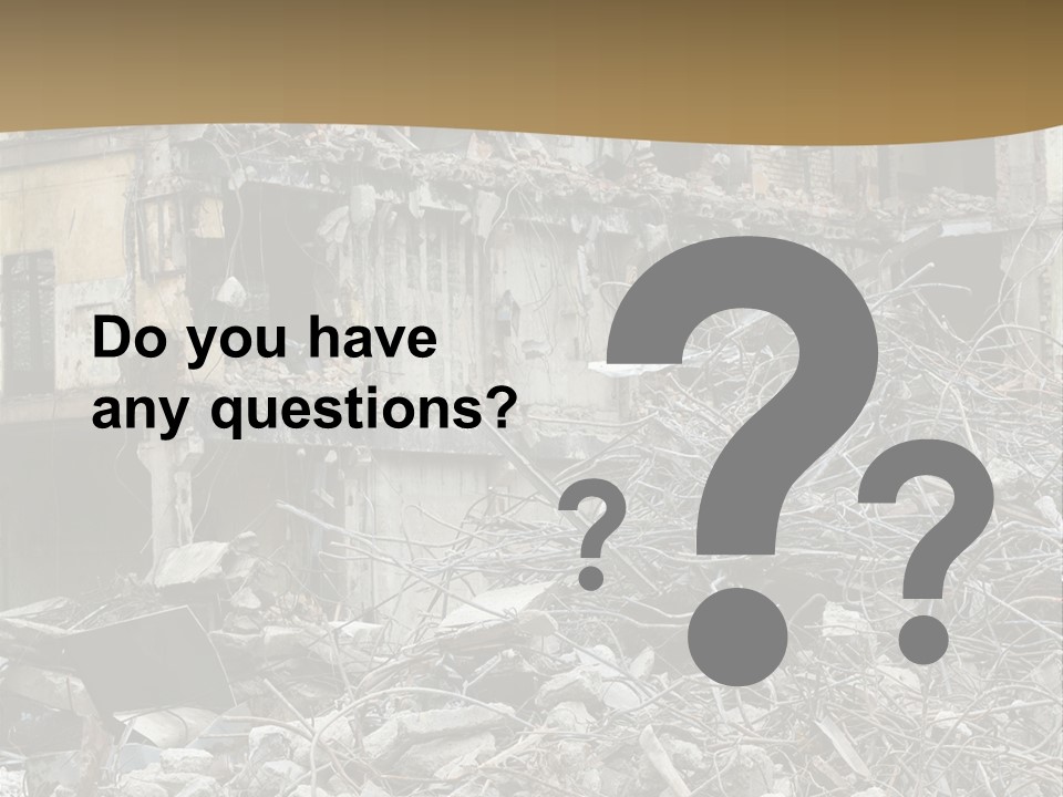 Terrorism Danger Impact PowerPoint Template